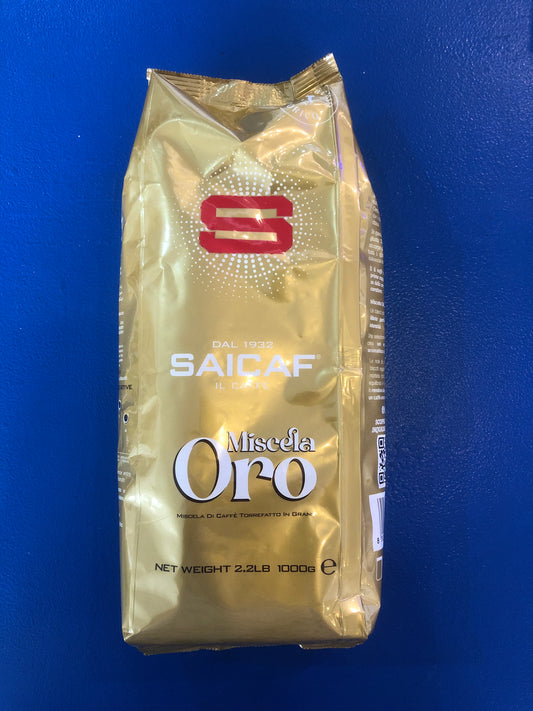 SAICAF Miscela Oro Roast Coffee Beans (1kg)