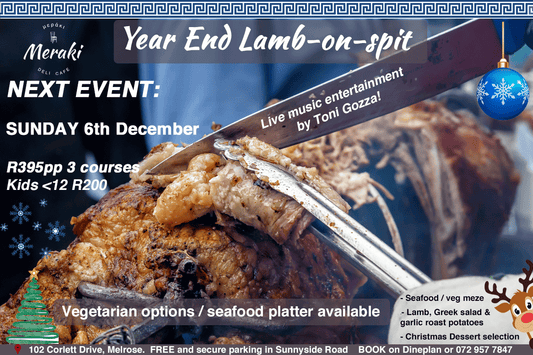 Year-End Lamb on Spit - Sunday 6th Dec