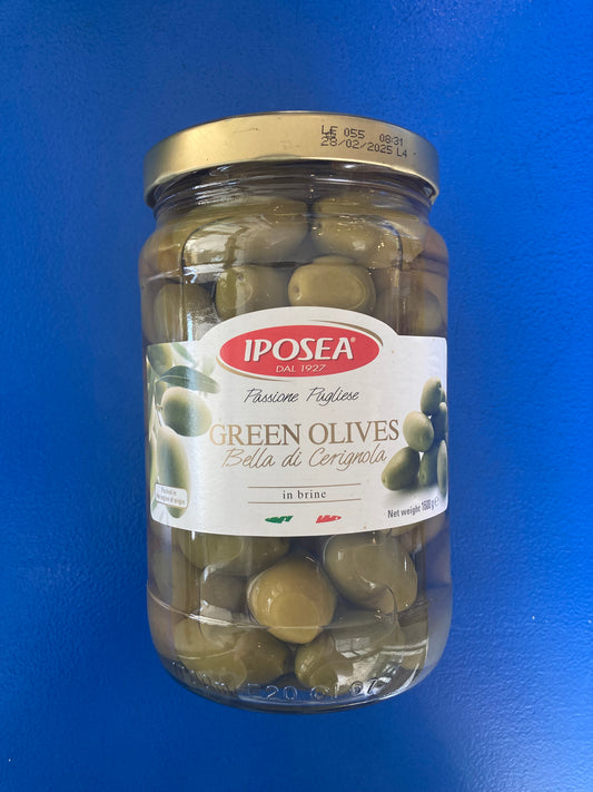 Iposea Whole Green Olives